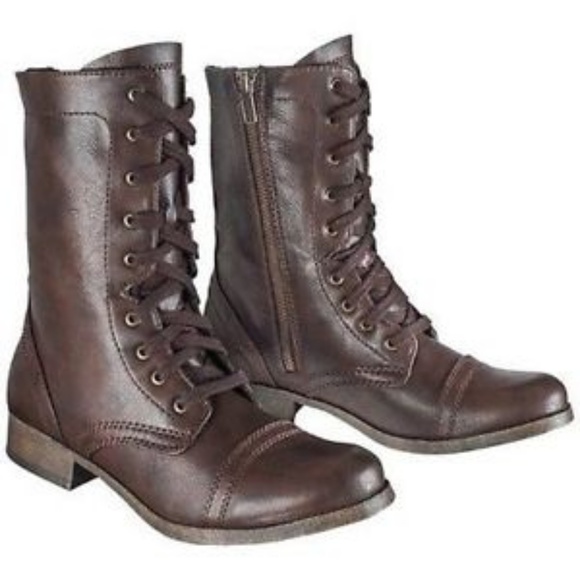 Mossimo Supply Co. Shoes - Mossimo Supply Co. Khalea Brown Combat Boots